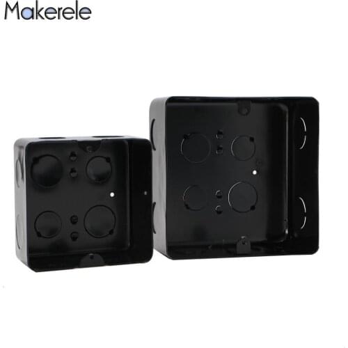 Easy Installation Floor Mounting Box Cassette cold galvanizi iron box For Floor Socket Box Base Bottom Junction Box Accessories