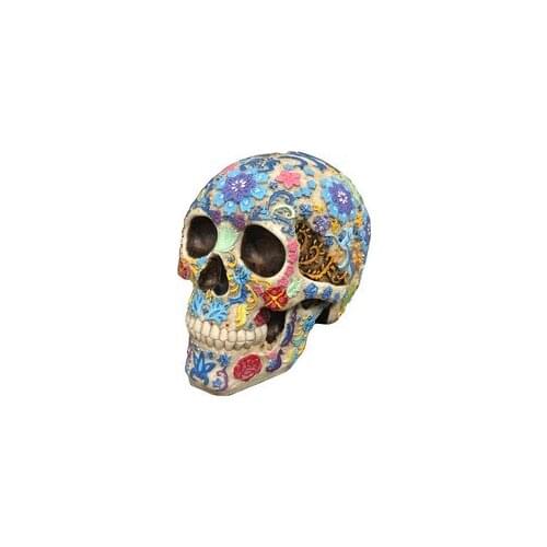 Three patterns of skull ornaments home decoration Halloween Day of the Dead Home decoration