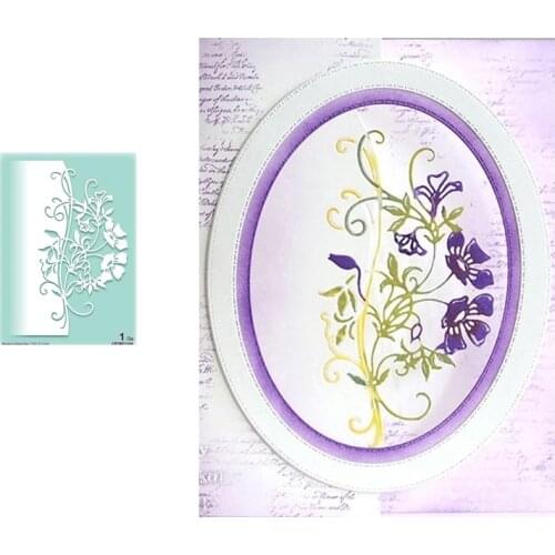 2021 New Arrival Leaves Flowers Bar Strip Metal Cutting Dies Stencil Craft Mould Decor Template for Scrapbooking Design Model