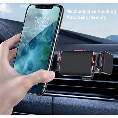 360 Degree Car Phone Holder Gravity Smartphone Stand Car Rack Support For 4-6.5 inch Auto Grip Mobile Phone Fixed Bracket Holder