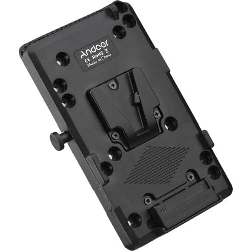 Andoer RL-IS2 V-mount V-lock DIY Power Supply Battery Plate for Sony BMCC BMPCC Camcorder Monitor LED Video Light