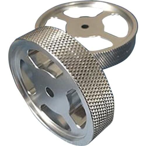 Free Shipping durable Non-slip Aluminum Alloy rotary encoder measurement meter wheel 250 300 mm perimeter 6 8 10 mm bore 2pc/lot