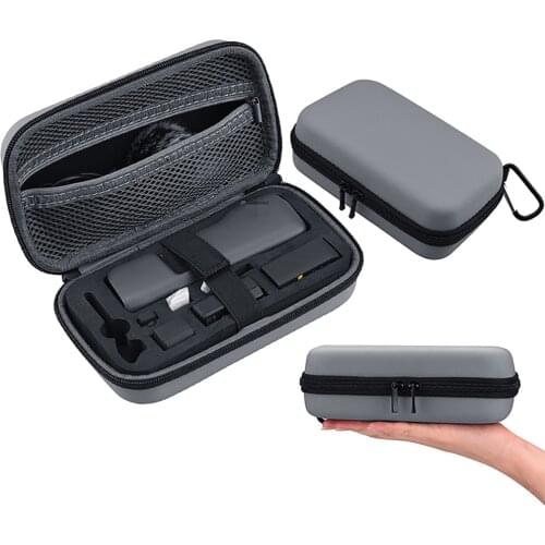 Travel Carrying Case Box for DJI POCKET 2 Gimbal Accessories Storage Bag Shockproof Shell Box Protective Cover With Carabiner
