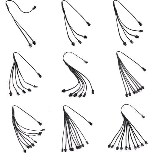 EL Wire 2Pin jst Splitter Connector for One Inverter Connect Male to Female Connector SM Leadwire Cable for EL Wire Neon Strip