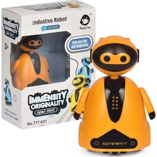 Electronic robot toy car Line drawing induction walk penguin mechanic Creative Original Inductive Follower Magic Pen Education