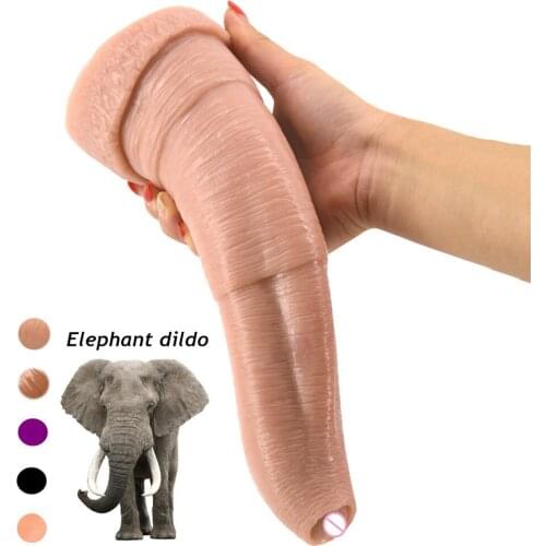 FAAK Hot Selling Adult Sex Toys For Women And Flexible Penis Elephant Nose Dildo Real Dick Artificial Cock Inserted Into Vagina