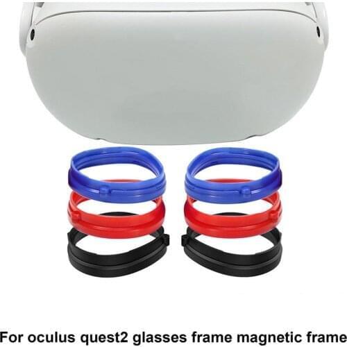 Anti-blue Light Lenses For Oculus Quest 2 VR Headset Magnetic Eyeglass Frame Clip Lens Protection For Oculus Quest 2 Accessories