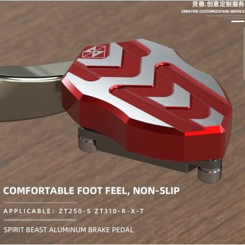 Spirit Beast Motorcycle Brake Pedal Modified Anti-skid Brake Pedal Rear Brake Pedal Cover For ZONTES-ZT310 KIDEN-KD150/250