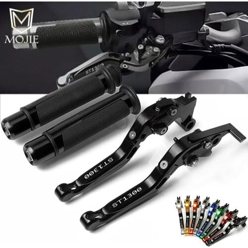Motorcycle CNC Foldable Extending Brake Clutch Lever Handle Grips For Honda ST1300 ST1300A ST 1300 A 2003-2007 2004 2005 2006