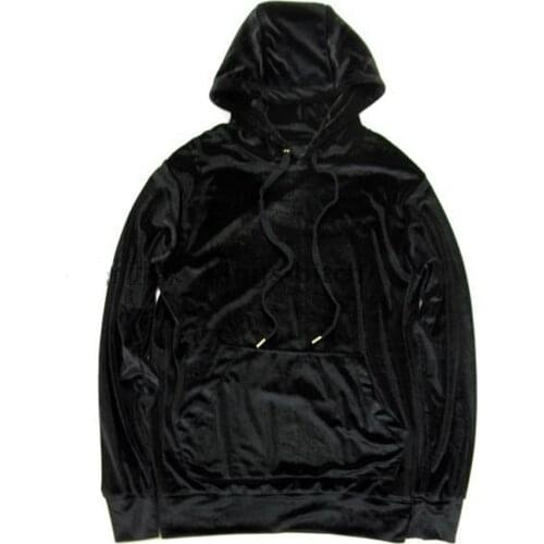 2018 velvet NEW mens hip hop hoodies sweat tracksuit men Cashmere wool Loose hoodies mens tracksuit set winter male Sweatshirts