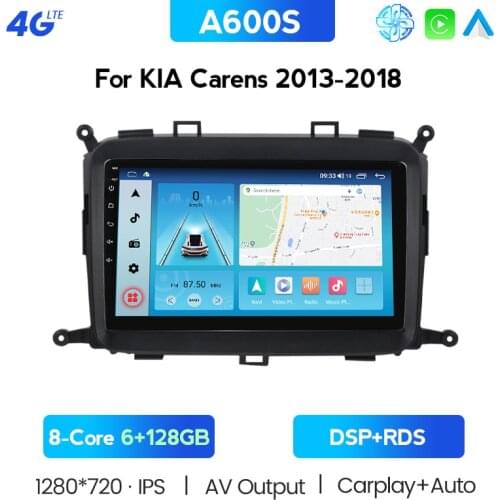 New ! 9" 2din Android 10 6G Car DVD Player For KIA Carens 2013 2014 2015 2016-2018 Car Radio GPS Navigation WIFI RDS MP5 Player
