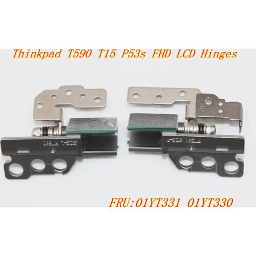New Original FHD LCD Screen Hinge Screen Axis For Lenovo Thinkpad T590 T15 P53s Laptop 01YT331 01YT330 AM1AD000310 AM1AD000110