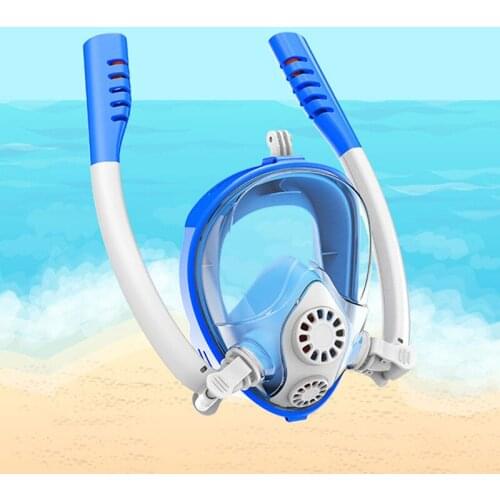 Professional Scuba Diving Masks Snorkeling Set Child Silicone Skirt Anti-Fog Double Breathing Tube Swim Goggles Pool Equipment