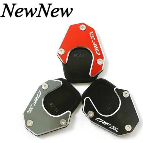 For HONDA CRF250L CRF 250 RALLY CRF250 2017-2020 Motorcycle Kickstand Extension Foot Side Stand Pad Support Plate Enlarge Stand