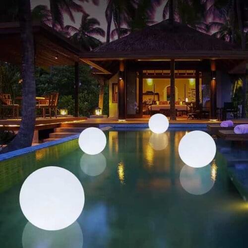 Waterproof LED Garden Ball Light landscape lighting deco jardin exterieur Outdoor Party Wedding bar piscina Floating Lawn Lamps