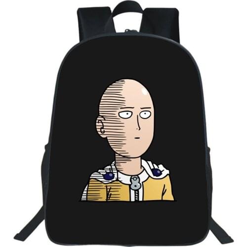 Japan Anime One Punch Man Backpack Boy Girl Bag Teenager Students School Bags 3D Saitama Sensei Printing Cosplay Backpack