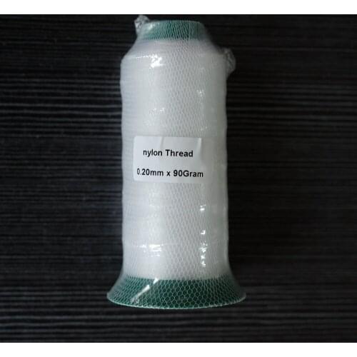 0.2mm Nylon Transparent Monofilament Thread Crystal Fish Bead Invisible Thread Heavy Duty fabrics 2400M long clear