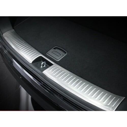 2pcs for KIA Sorento 2015-2017 Stainless Steel Rear Bumper guard protector footplate Door Sill Plate Scuff Auto accessories