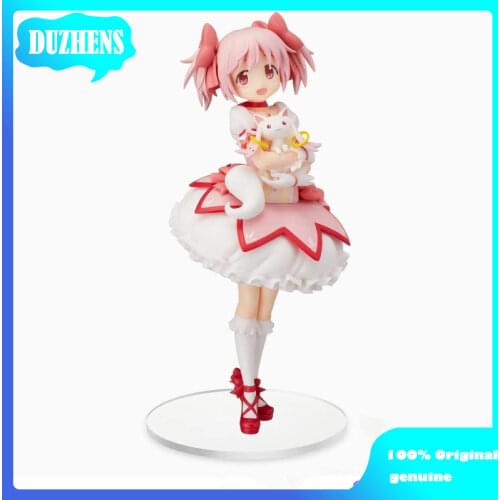 100% Original:Puella Magi Madoka Magica Kaname Madoka 24cm PVC Action Figure Anime Figure Model Toys Figure Collection Doll Gift