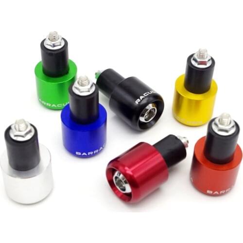 22mm Motorcycle Handlebar Grips Ends Counterweight Fists Plugs Cafe Racer FOR Yamaha xj6 kawasaki versys 650 honda dio cb190r