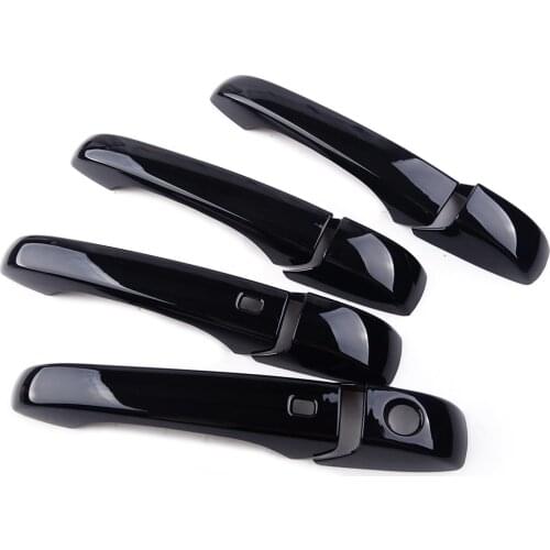 8Pcs Car Gloss Black Door Handle Cover Trim Fit for Jeep Grand Cherokee Dodge Durango 2011 2012-2014 2015 2016 2017 2018 2019