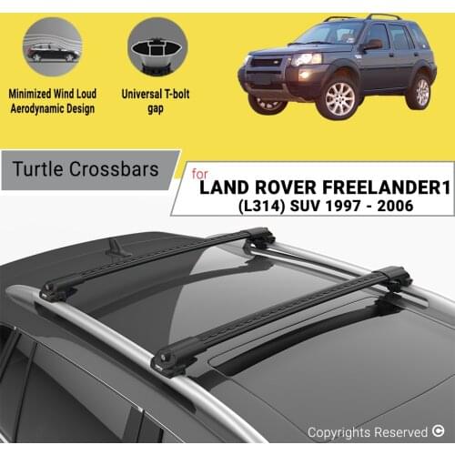 BARS FOR LAND ROVER FREELANDER 1 (L314) SUV 1997 - 2006 ALUMINUM ALLOY SIDEBARS CAR ROOF RACK LUGGAGE CARRIER CROSSBAR