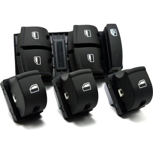 Free shipping4Pcs New high quality Window Control Switch for AUDI 2005-2012 A3 A6 S6 C6 Allroad Q7 RS6 OE:4F0 959 855//4F0959851