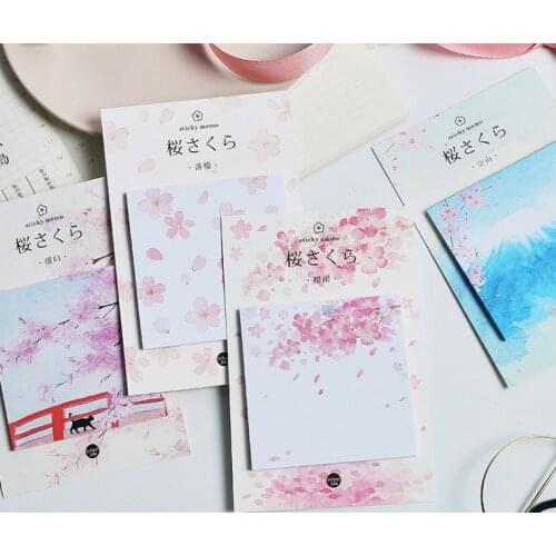 Under mountain sticky note memo pad(1pack)