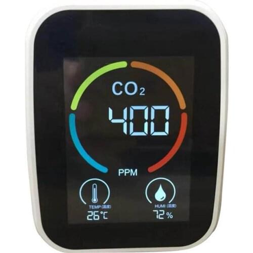 With Bluetooth CO2 Meter Digital Temperature Humidity Sensor Tester Air Quality Monitor Carbon Dioxide TVOC HCHO Detector
