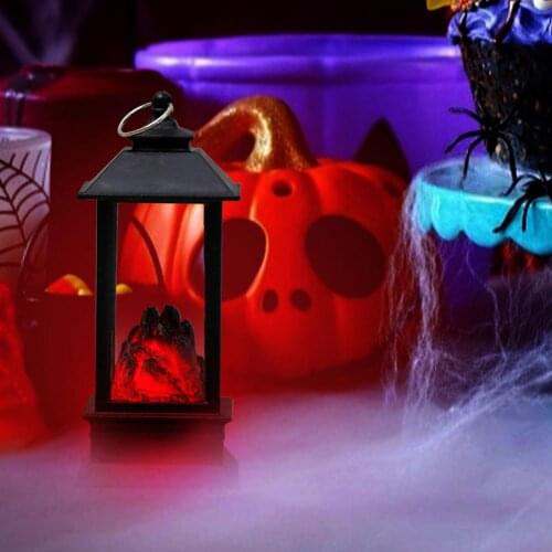 Halloween Lantern Simulation Flame Light Christmas Glow Lamp Imitation Fire Fireplace Lamp Flame Lamp Christmas Lighting