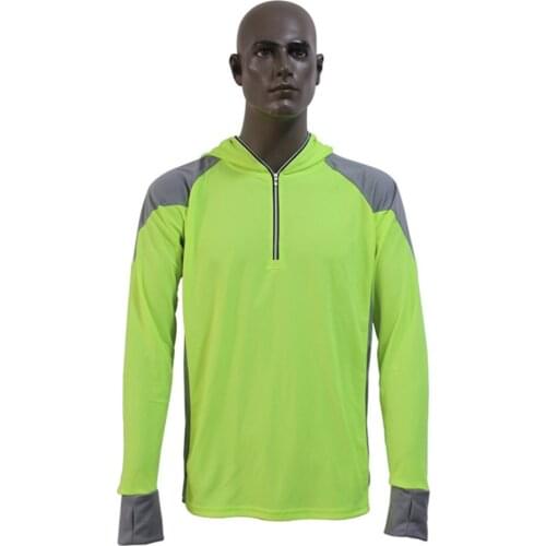 Long Sleeves Fishing T-shirt Sports Quick Dry Running Breathable Clothes For Outdoor Sport Gym Fitness Basketball Jersey X624D