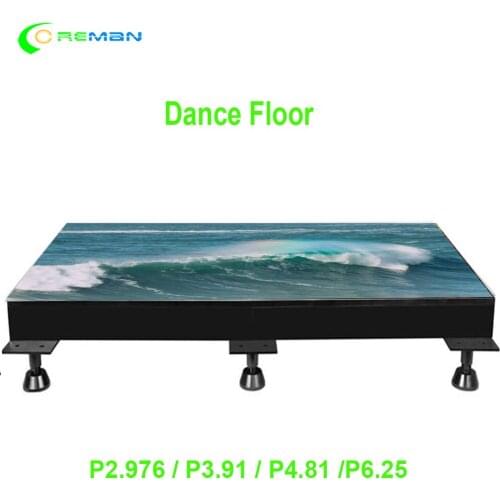 Interactive led floor screen panel / P2.976 P4.81 6.25 P3.91 LED Dance Floor Hire Full Color Video Screen Interchange