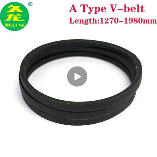 JIULONG V-Belt A Type Black Rubber Drive V Belt A1270/1280/1321/1340/1372/1422/1473/1524/ Inner Girth for Machine Transmission