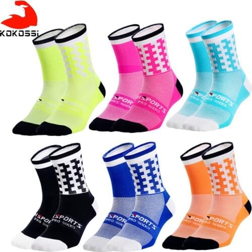 KoKossi Outdoor Cycling Sports Socks Nylon Skin-friendly Comfortable Breathable Soft Running Mountaineering Movement Socks