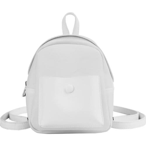 Hot Selling Mini PU Leather Backpack Wear-resistant Multifunctional Bag for Women Travel