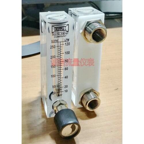 LZM-6T panel type adjustable flowmeter gas 4-40LPM/8-80SCFH