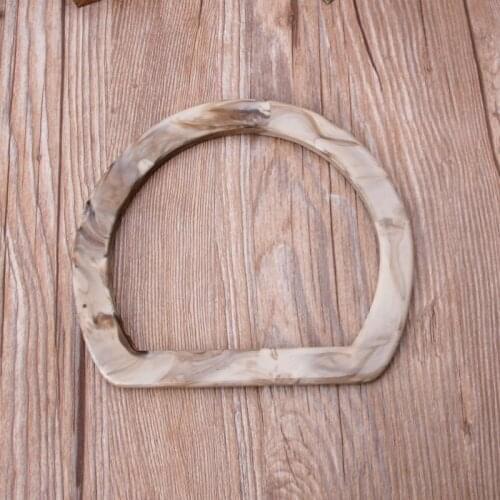 Y166 Resin Bag Handle for Handcrafted Handbag Purse DIY Bags Accessories New Fashion Bag Handles