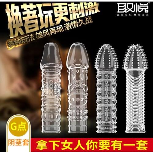 Penis Covers Extender Condoms For Men Crystal Penis Condom Dick Cock Sleeve Adult Sex Toys Shop For Sex Male Longer Lasting