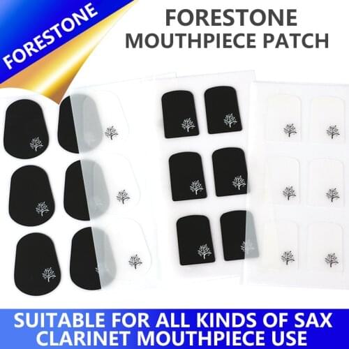 Forestone clear mouthpiece patch Sax Clarinet mouthpiec use black