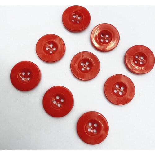 10--20mm Four Eyes Wide Edge Resin Button Shirt Button Children Hand Painted Color DIY Flower Material Wide Edge # 10