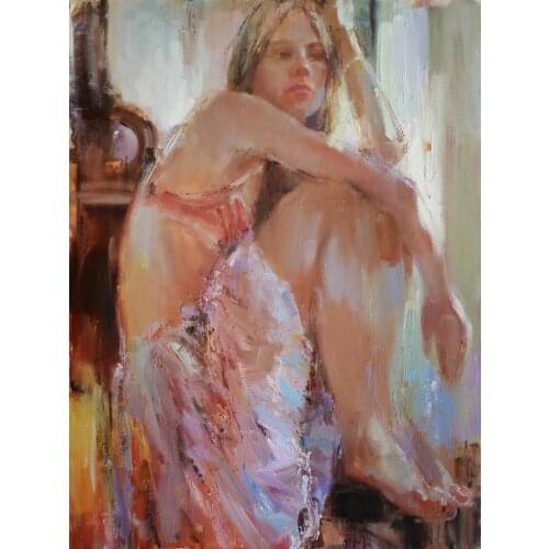 Sexy Girl Lady Paintings Colored Abstract Woman Wall Art Canvas Prints Painting Printings Modern Wall Decor Artwork Pictures