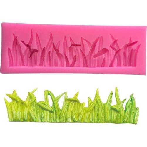Grass Shaped Silicone Cake Mold Kitchen Baking Mold Sugar Craft Fondant Cake Tools Chocolate Mold Cake Decoration Mold 331