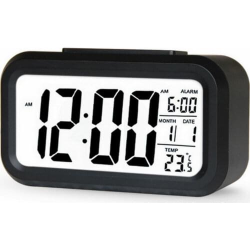 LED Digital Alarm Clock Backlight Snooze Mute Calendar Desktop Electronic Bcaklight Table Clocks Desktop Clock Simple Practical