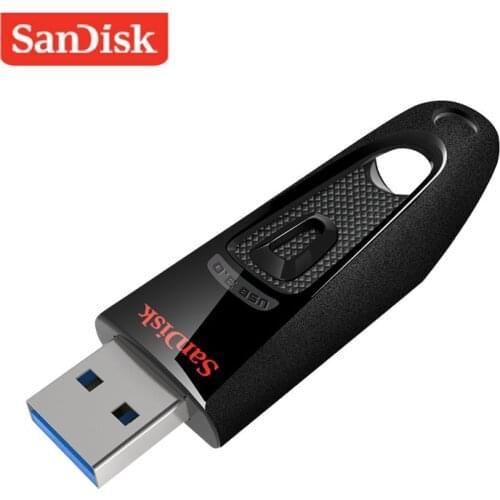 Original SanDisk Ultra USB 3.0 Flash Drive 128GB 256GB Read Speed Up To 100MB/s 16GB 32GB 64GB Memory Stick SDCZ48 Pendrive