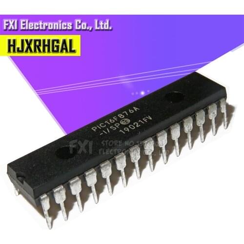 2PCS PIC16F876A-I/SP PIC16F876A DIP28 DIP 16F876A new original