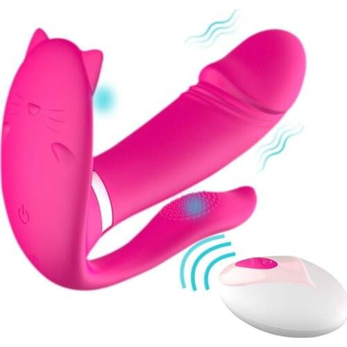 7 Modes Heating Wearable Vibrator Wireless Remote Control Dildos for Women Anal G Spot Clitoris Stimulator Adult Sex Product S34