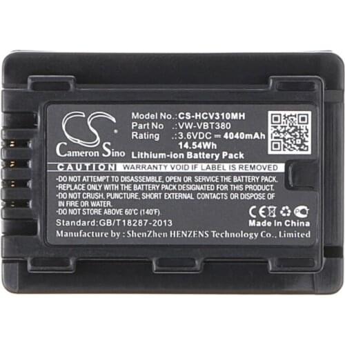 Cameron Sino 4040mAh battery for PANASONIC HC-250EB HC-550EB HC-727EB HC-750EB HC-770EB HC-989 HC-V110 HC-V110GK HC-V110MGK