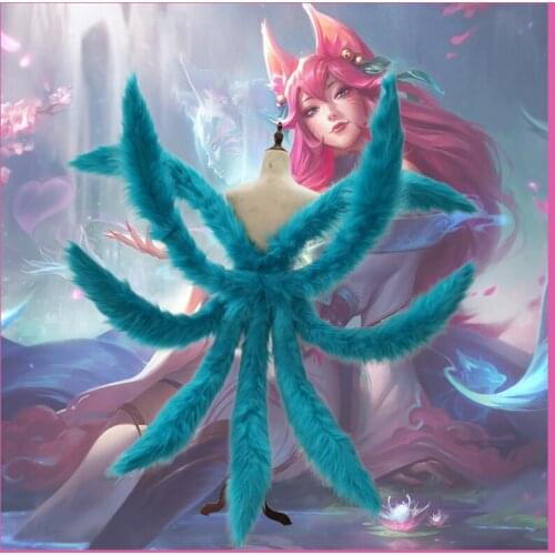 Game LOL Spirit Blossom Ahri Cosplay Tails Accessories Adult 9 Tails L320