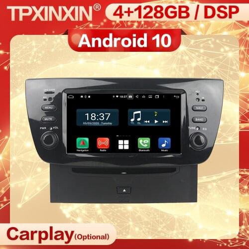 Carplay 2 Din Android Stereo Receiver For FIAT Doblo 2010 2011 2012 2013 2014 Video Radio Recorder Audio Screen PLayer Head Unit