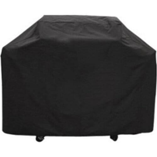 Outdoor Camping Black Waterproof Bbq Cover Outdoor Rain Barbecue Grill Protector For Gas Charcoal Electric Barbeque Grill